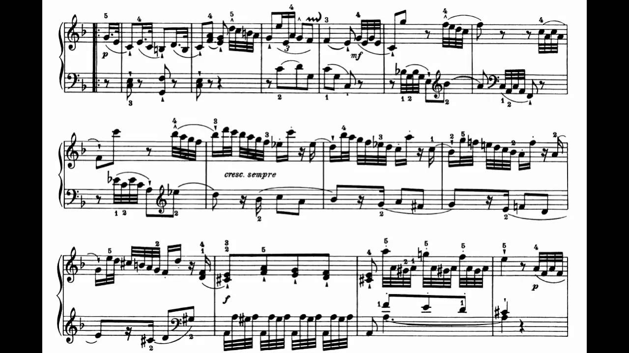 Haydn: Sonata in F Major on accordion ~ Andre Fry