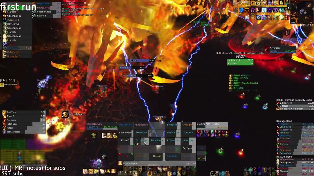 Firelands speedrun 37:47 - ＜Progress＞ - Holy Paladin POV
