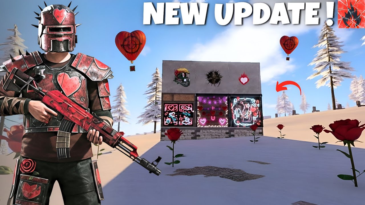 Valentine’s UPDATE Is Here | New Skins & Rose 🌹 Tokens | Oxide: Survival Island