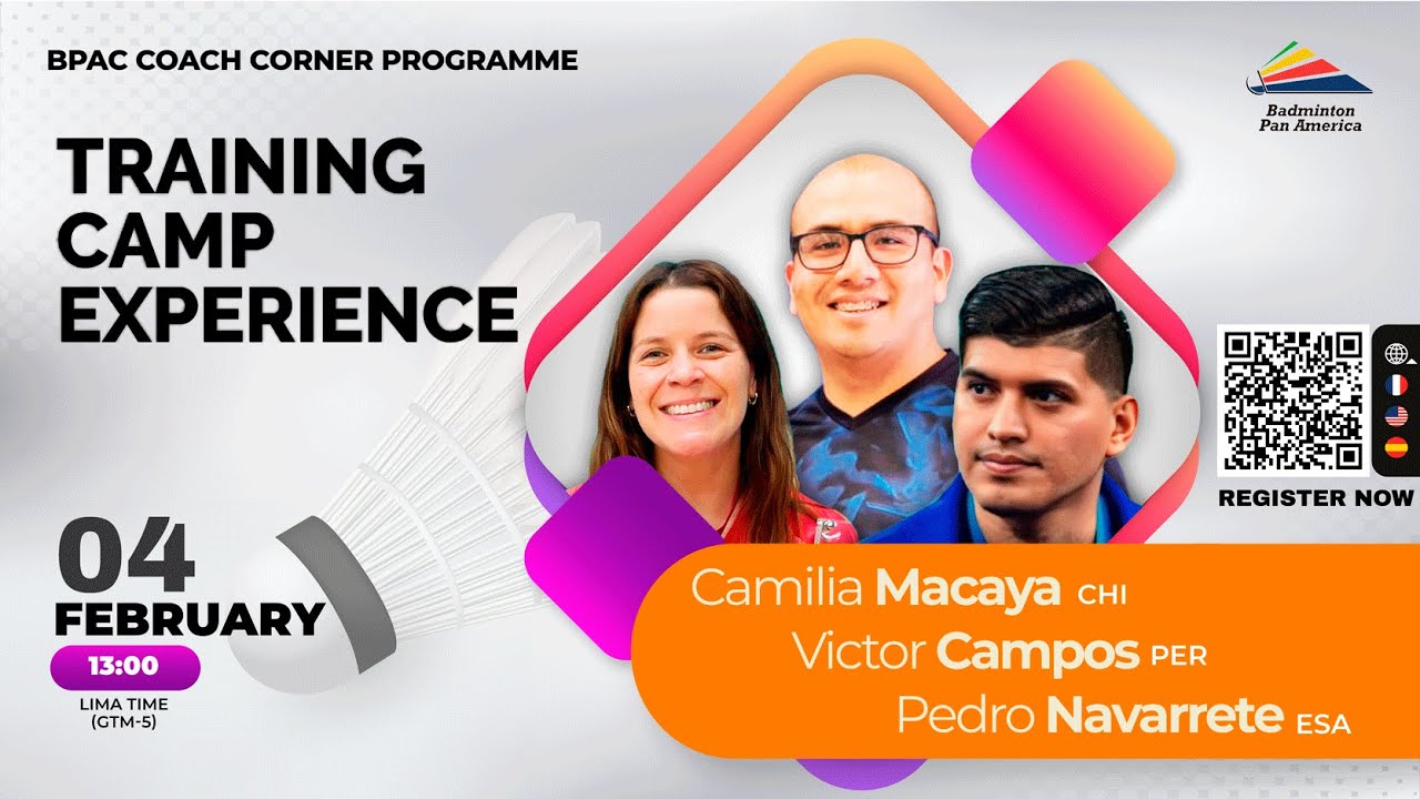 Training camp experience - Camilia Macaya CHI, Pedro Navarrete ESA and  Victor Campos PER