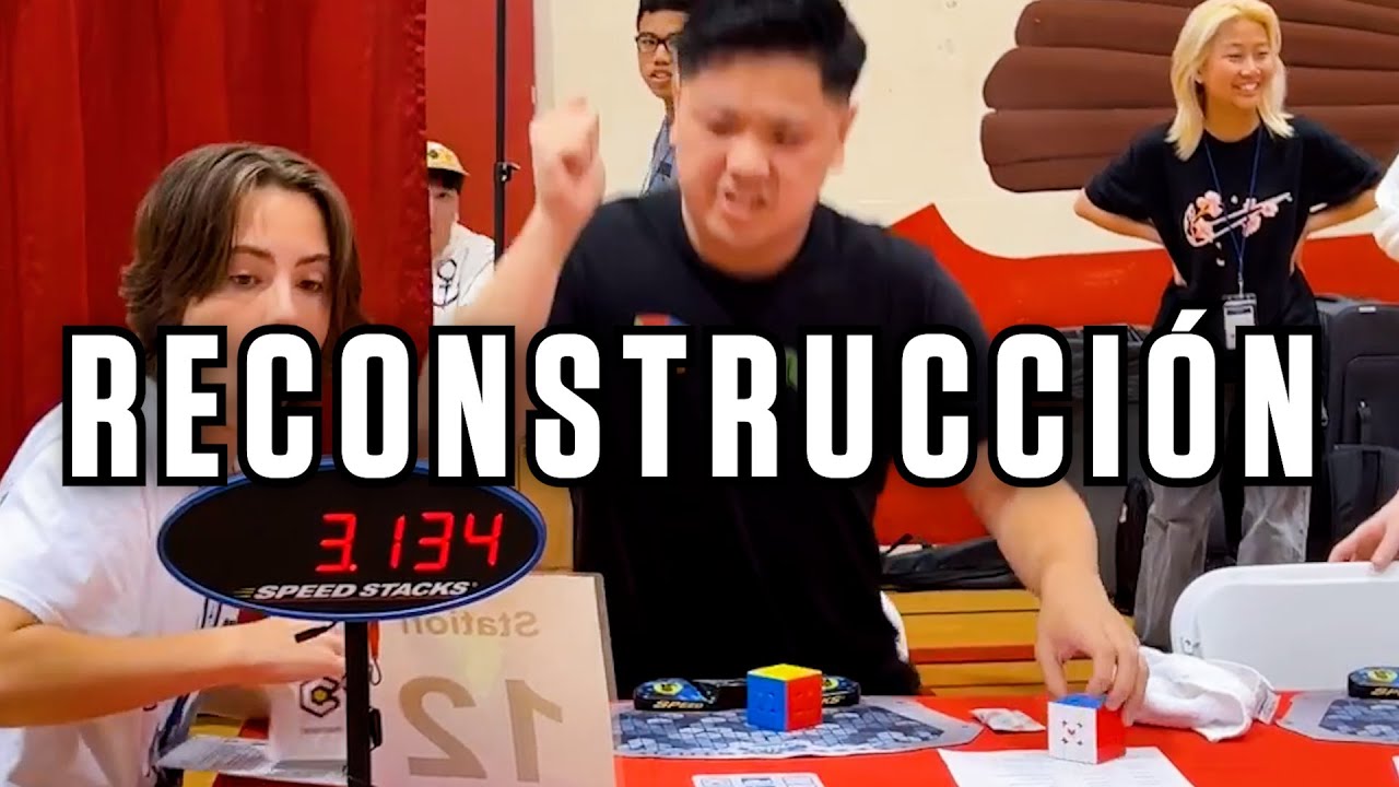 Ex-Récord mundial de 3x3: 3.13 seg [Reconstrucción]