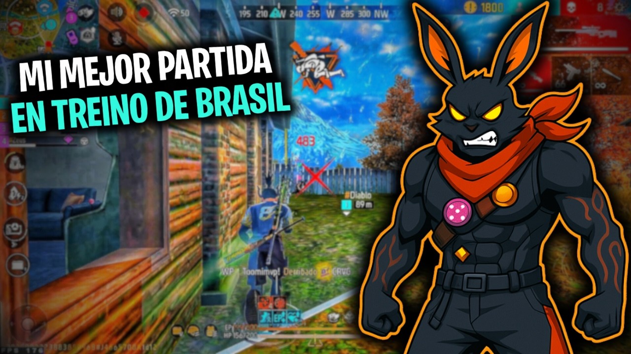 ESTA FUE MI MEJOR PARTIDA COMO SOPORTE EN BRASIL 🏆🇧🇷 | FREE FIRE 🔥