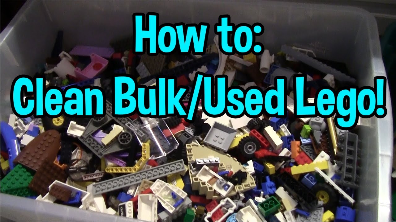 How to CLEAN and DISINFECT Used Lego from BULK BUYS, SECOND HAND STORES, ETC (Step by step process!)