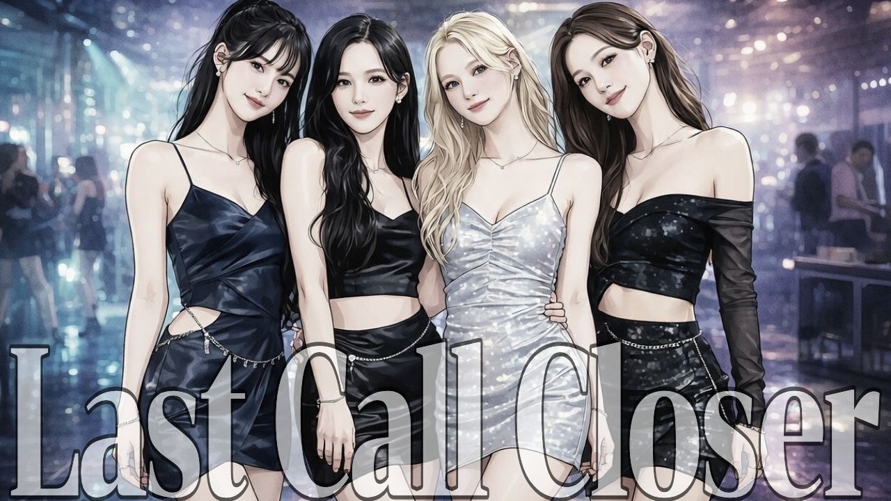 LAST CALL CLOSER (Official Audio) 🌙✨ #LastCallCloser #UKGarage #KpopGirlGroup #Song #Music #kpop