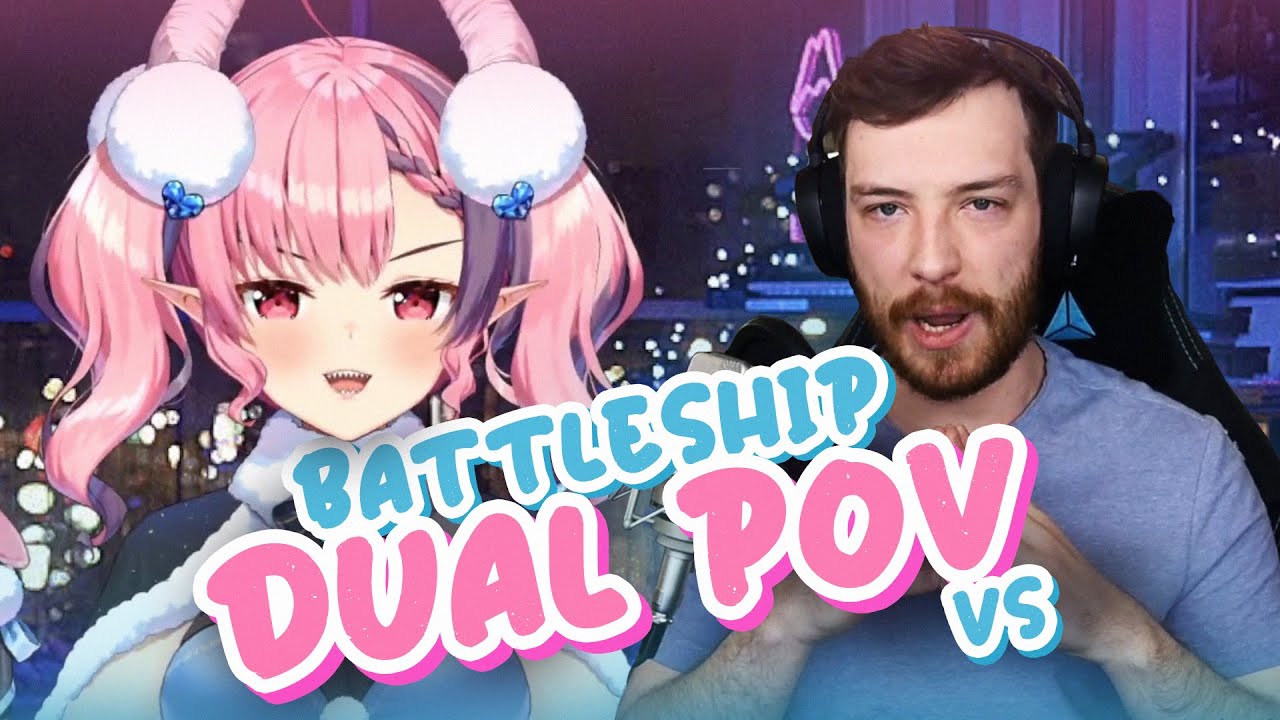 Connor x Ironmouse - Battleship | Full Stream Dual POV [07/01/2022]
