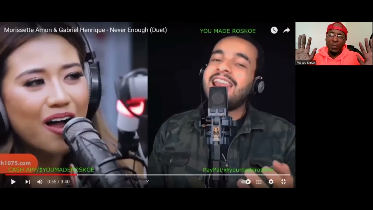 Morissette & Gabriel Henrique - Never Enough (Duet) Reaction #asiasphoenix #gabrielhenrique #music