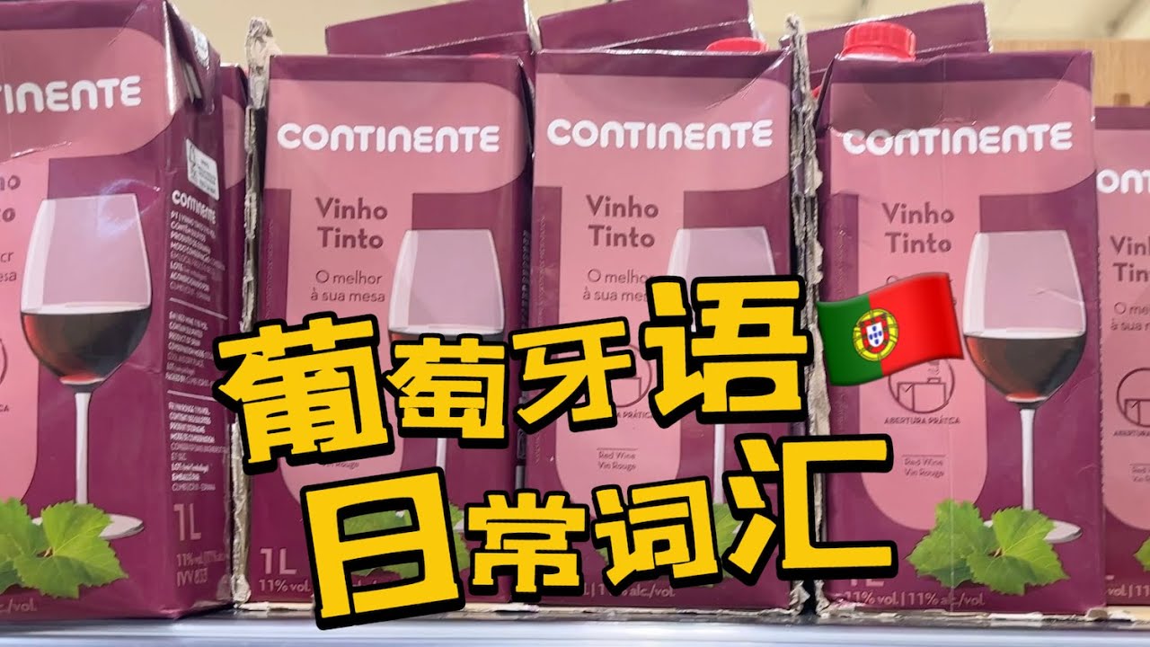 葡萄牙🇵🇹超市词汇学习｜葡萄牙语｜Portuguese Language Study｜欧洲生活｜Continente