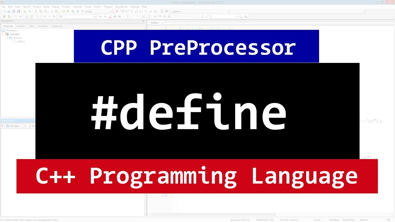 #Define PreProcessor Directive | C++ Video Tutorial
