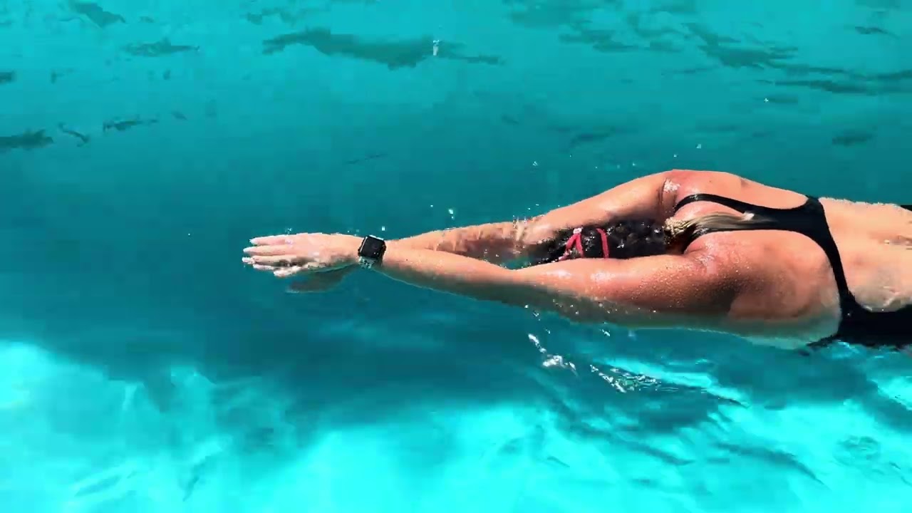Streamline glide swimming drill