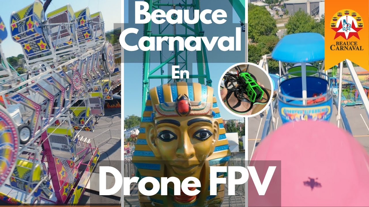 Beauce Carnaval &agrave; Qu&eacute;bec &Eacute;dition 2025 | Vol en drone FPV 🎡 | FPV Drone Ride at Quebec Carnival
