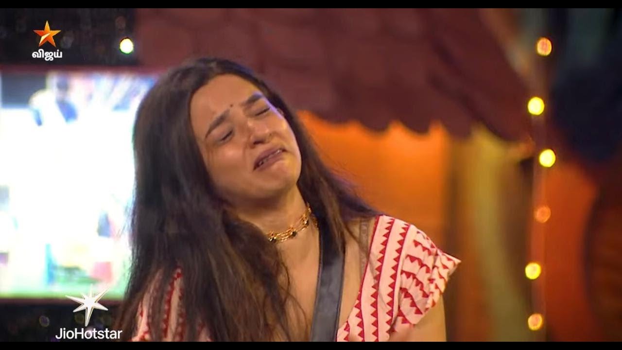 🔥திவ்யாவிற்கு பிக்பாஸ் சொன்ன அந்த வார்த்தை, கதறியழுத திவ்யா,🔴Bigg Boss Tamil Season 9,