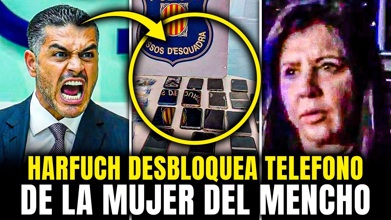 HARFUCH DESBLOQUEA TELÉFONO de la MUJER del MENCHO y HALLA MENSAJES con FABIOLA RICCI: PLAN de HUIDA