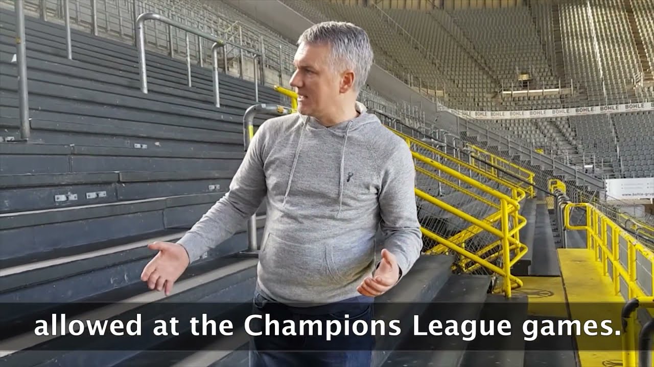 Знаменитая Жёлтая стена дортмундской «Боруссии» | Атмосфера в день матча «Боруссии»