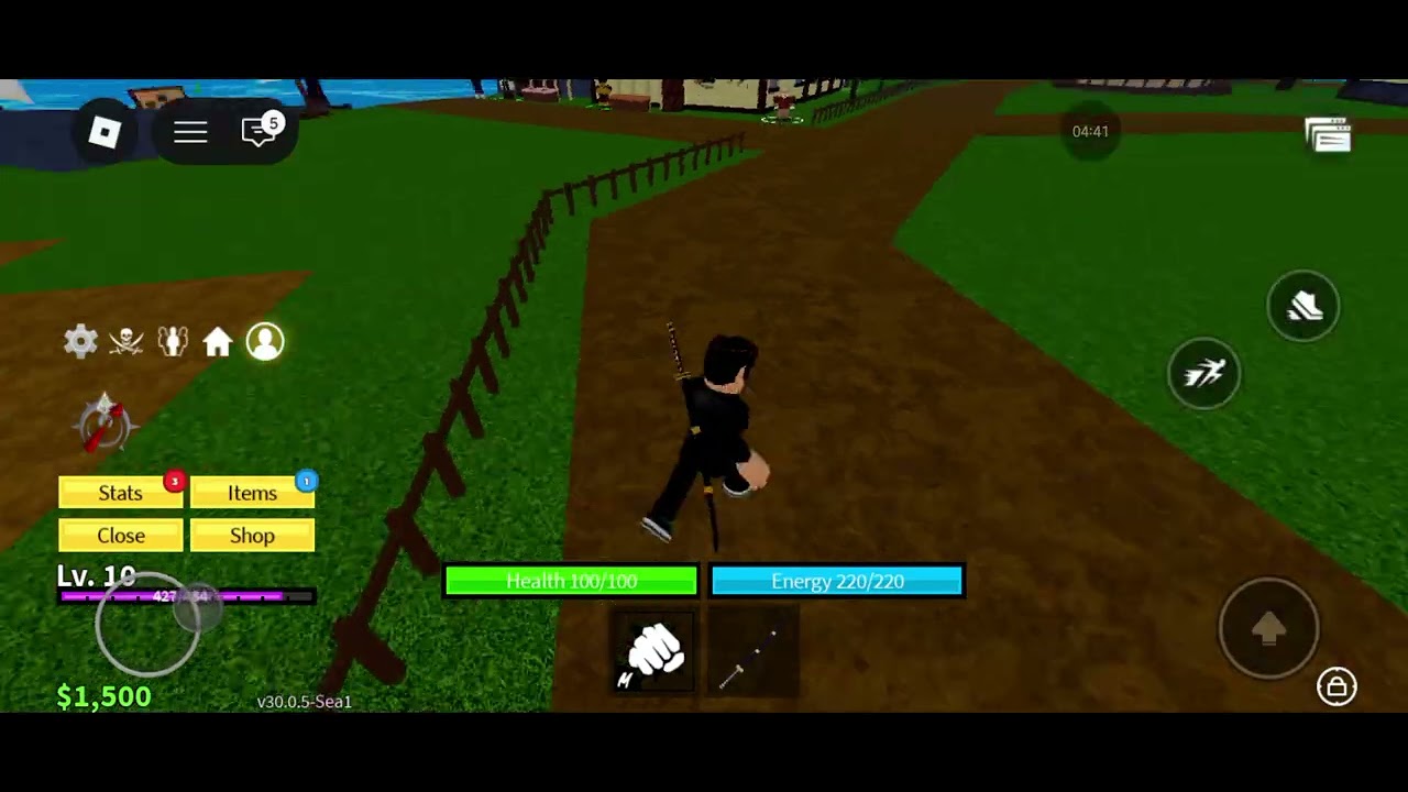 Blox fruits- trying to reach max lvl part 1         Lvl1-Lvl15 