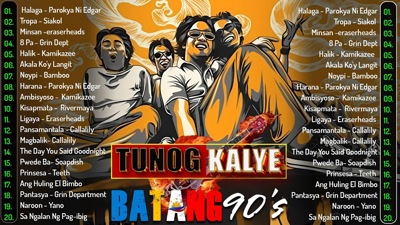 Eraserheads, Parokya ni Edgar, Siakol, Callalily, Hale - Tunog Kalye Songs 90s || Batang 90s #opm