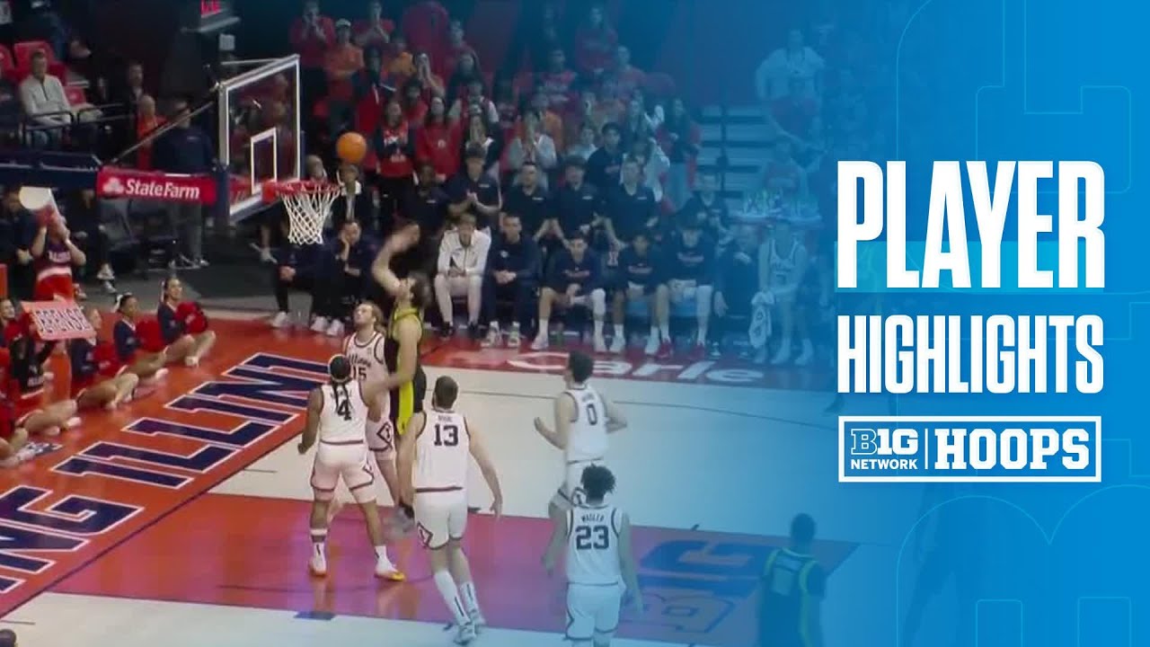 Nate Bittle Highlights vs. Illinois | Oregon Basketball | 03/03/2026