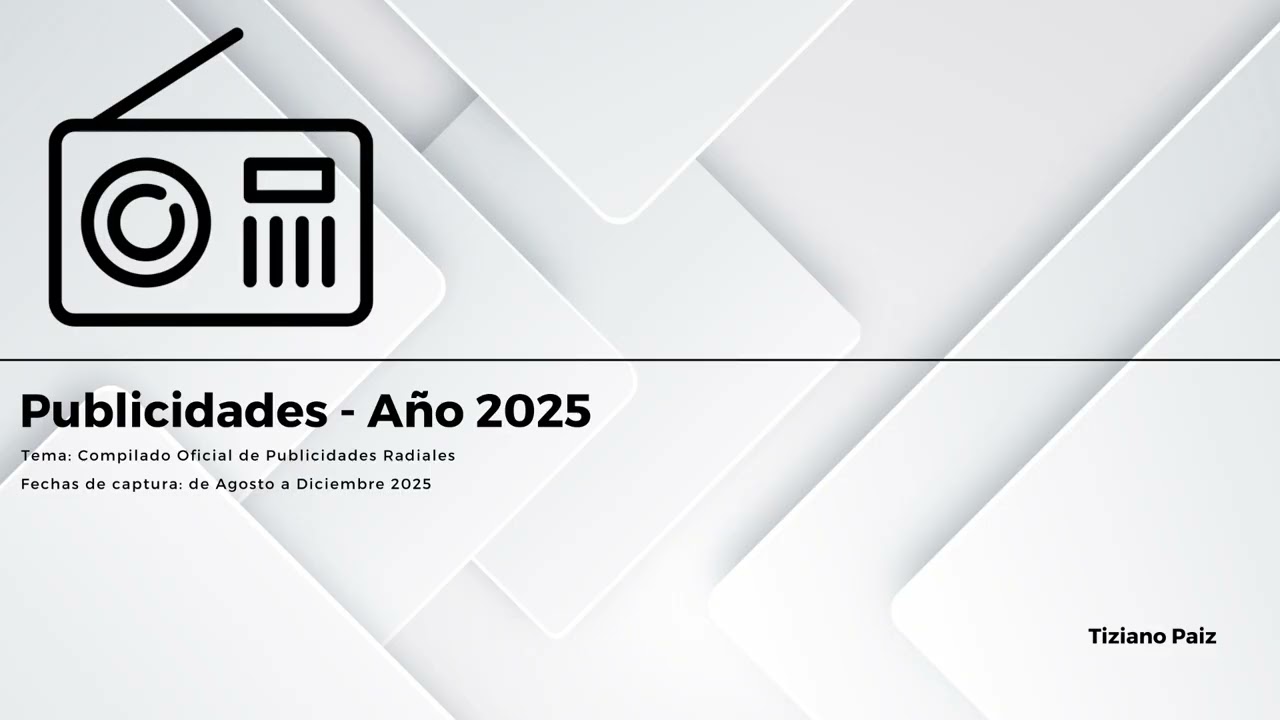 [Radio] Compilado de Publicidades Argentinas (Parte 2) · Año 2025