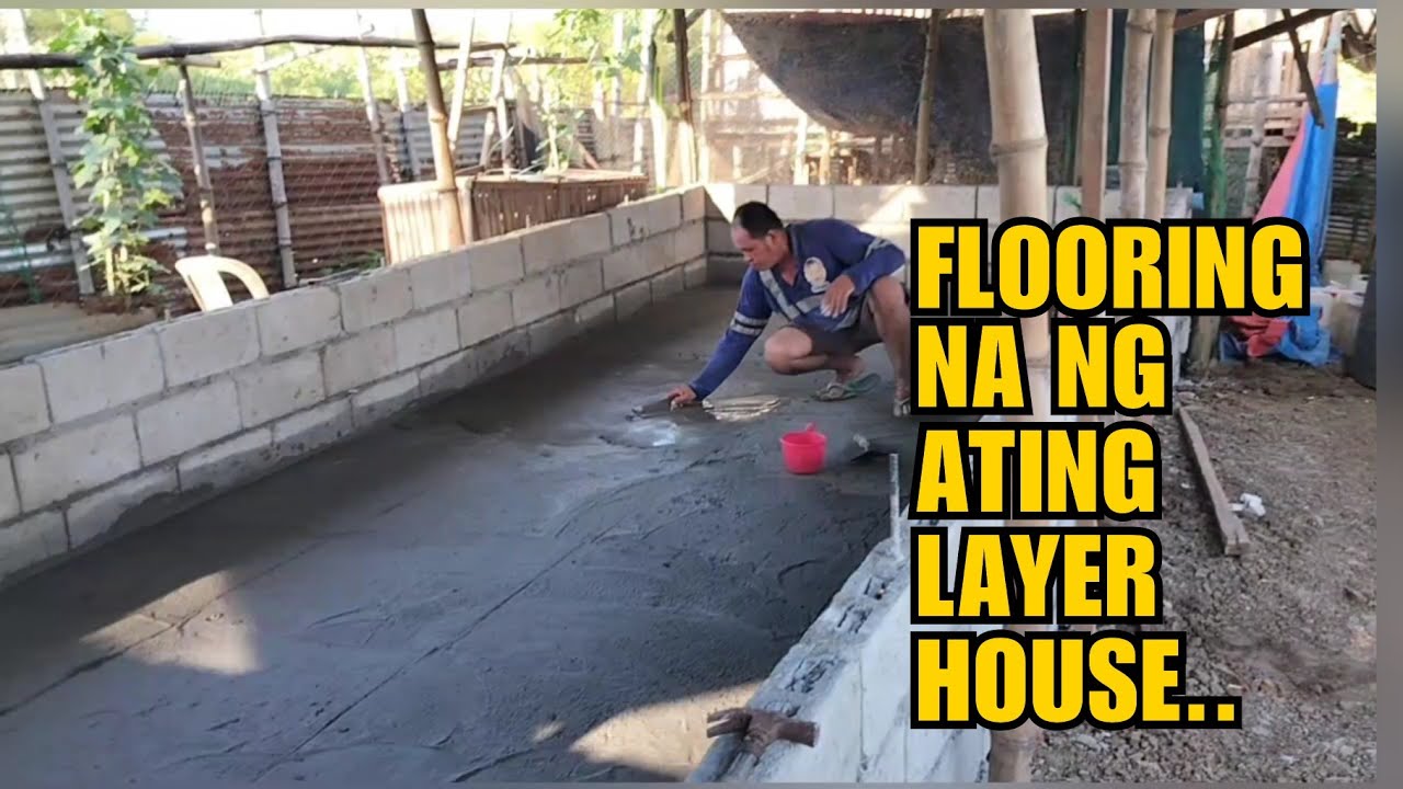 FLOORING NA NG ATING LAYER HOUSE..