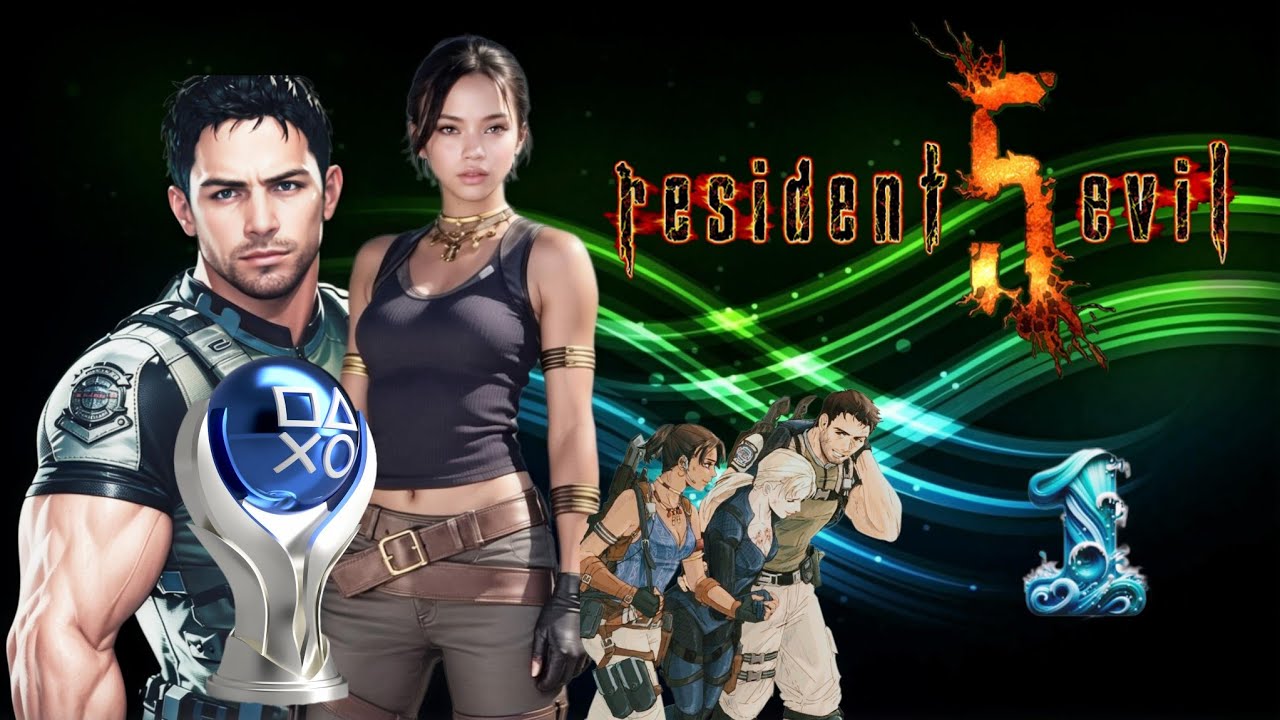 🇵🇪PS5#1 resident evil 5🏆27/51 veterana mes de mi cumpleaños sigo hasta mi platino😊