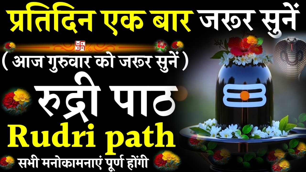Rudri path || रुद्री पाठ|प्रतिदिन एक बार जरूर सुनें|#@pujapathmantrastotra_shakti9 #rudripath #shiv 