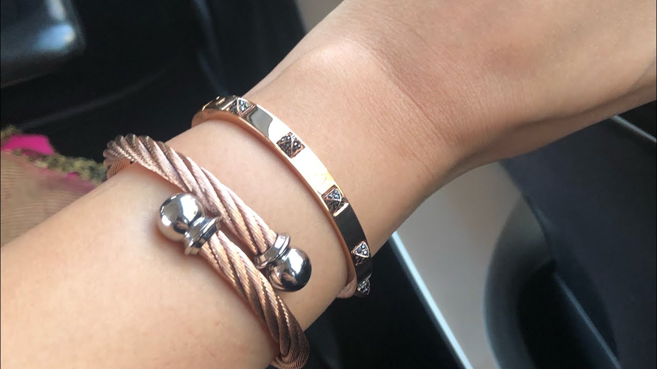 Swarovski Tactic Bangle Rose Gold and Black - Unboxing!!!!