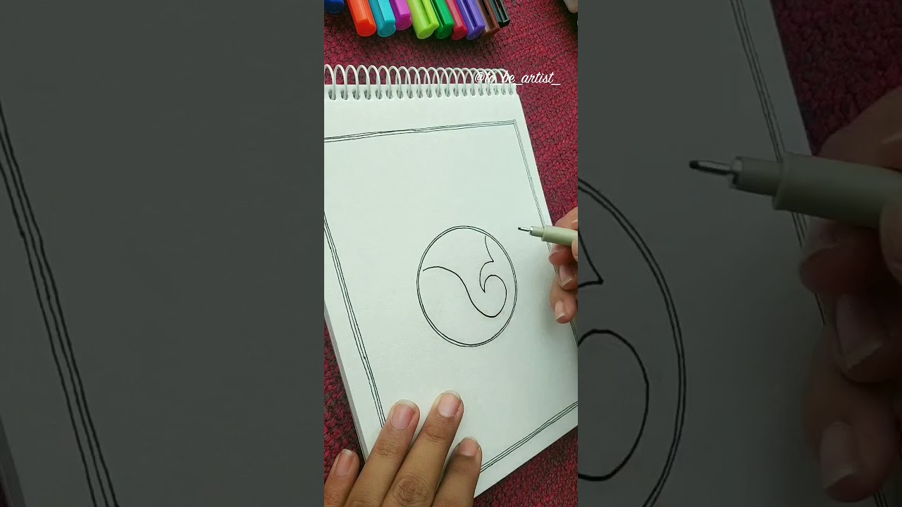 Madhubani Painting for beginners // How to make Madhubani Painting // To Be Artist #shorts