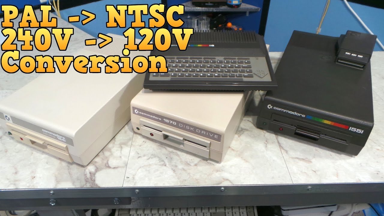 Commodore C116 и ремонт дисковода,перевод с 240V на 120V