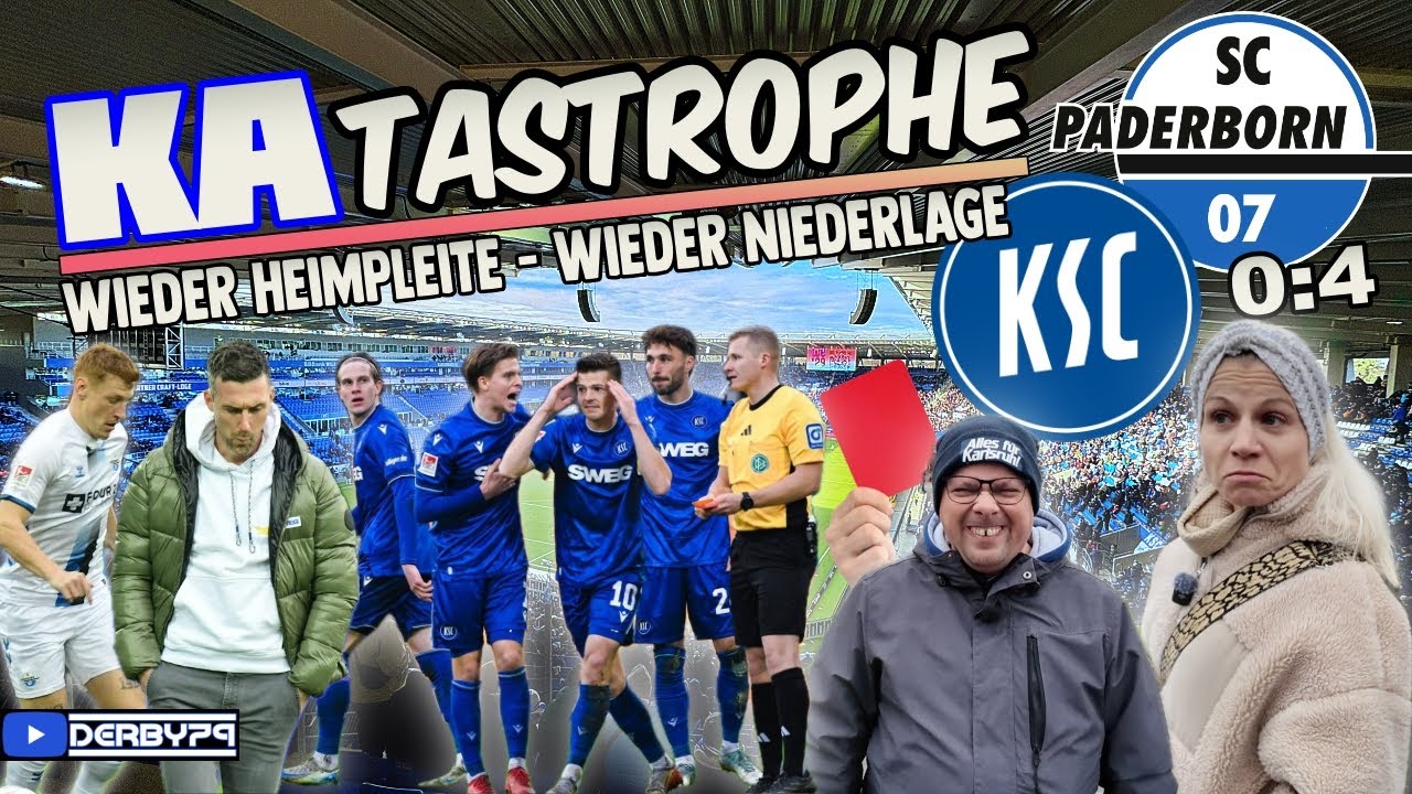 🤐𝗞𝗔𝒕𝒂𝒔𝒕𝒓𝒐𝒑𝒉𝒆😱WAS IST NUR LOS MIT UNS | KSC🆚PADERBORN | HEFTIGE 0:4 KLATSCHE