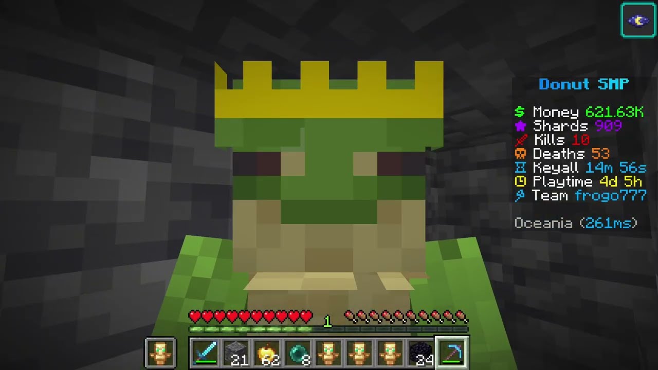 mining until 100 mil donut smp ep1