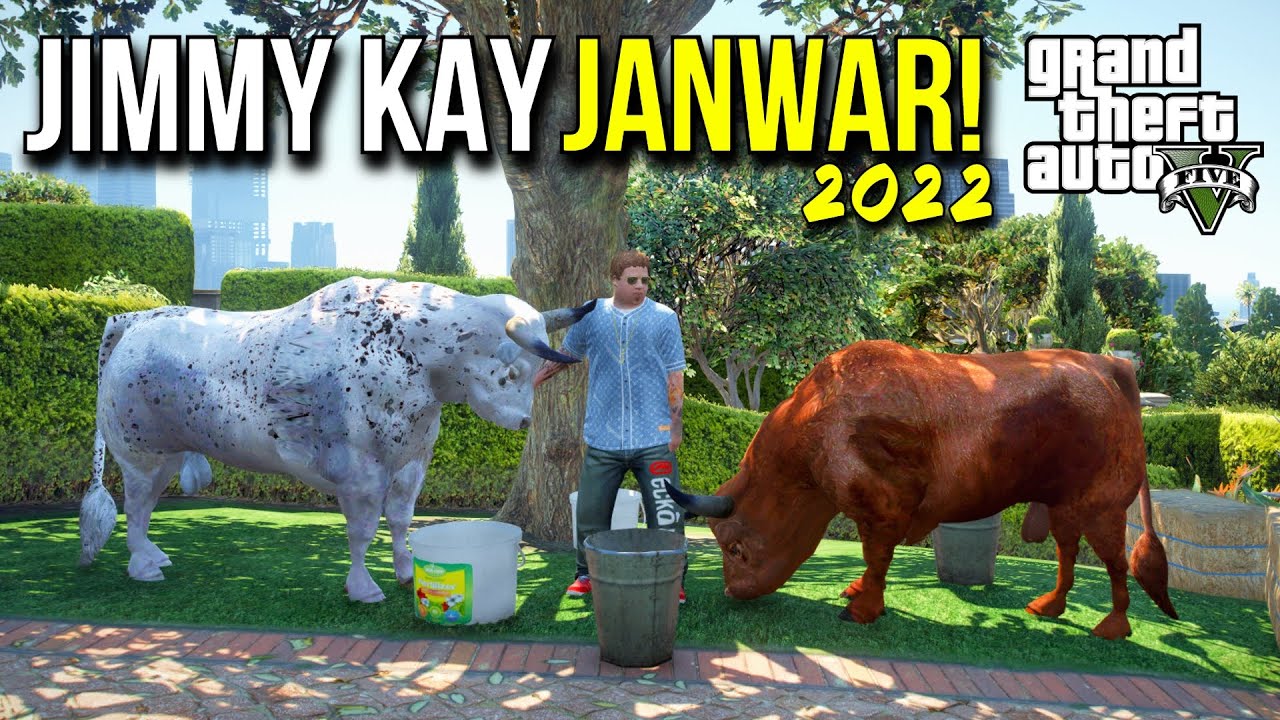JIMMY KAY JANWAR AGAYE! | BAKRA EID SERIES 2022 | GTA 5 MODS PAKISTAN