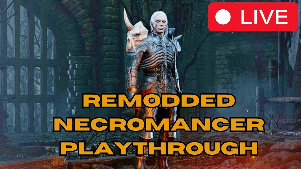 Diablo 2 ReModded | Friday Night Vibing | Necro Gameplay