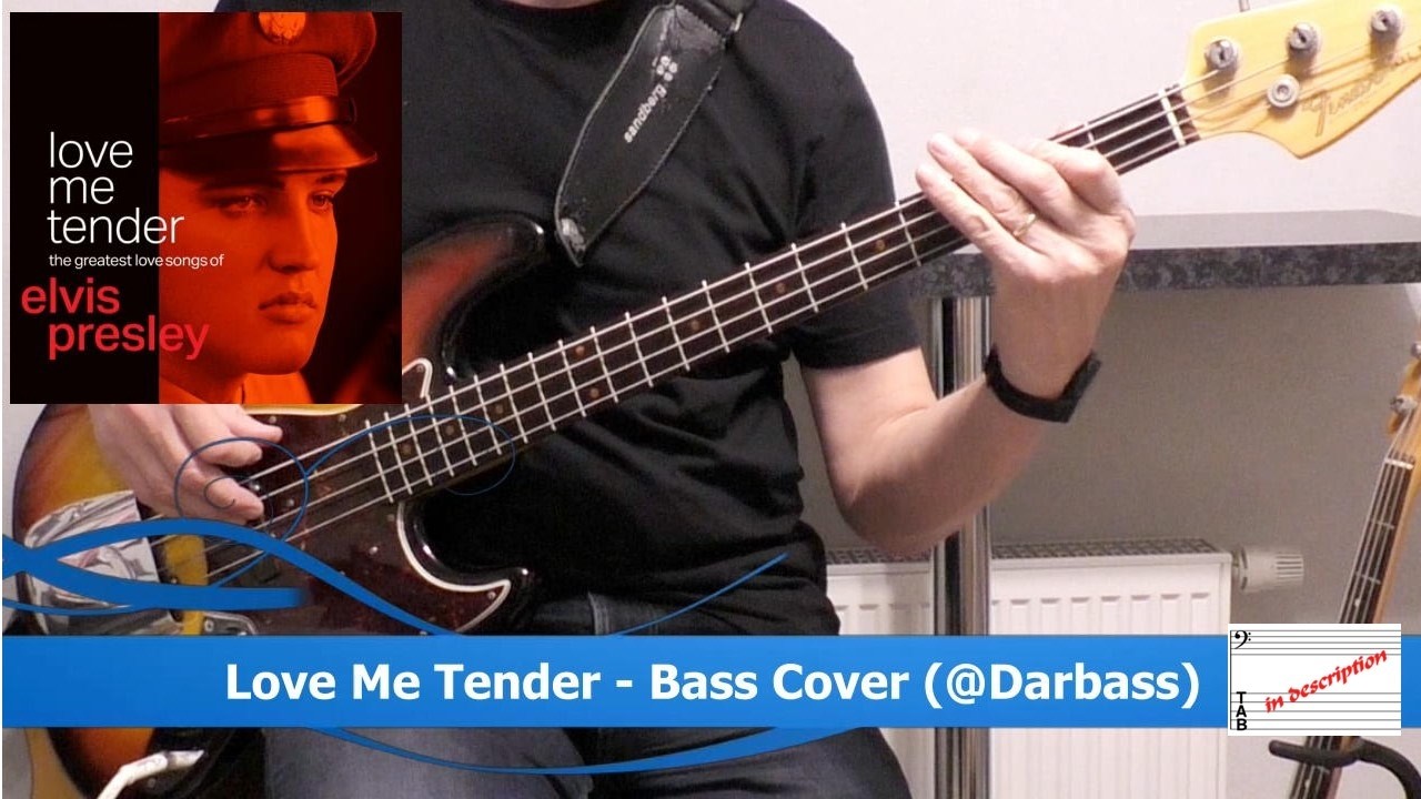 [Elvis Presley] Love Me Tender - Bass Cover 🎧 (with bass tabs pdf)