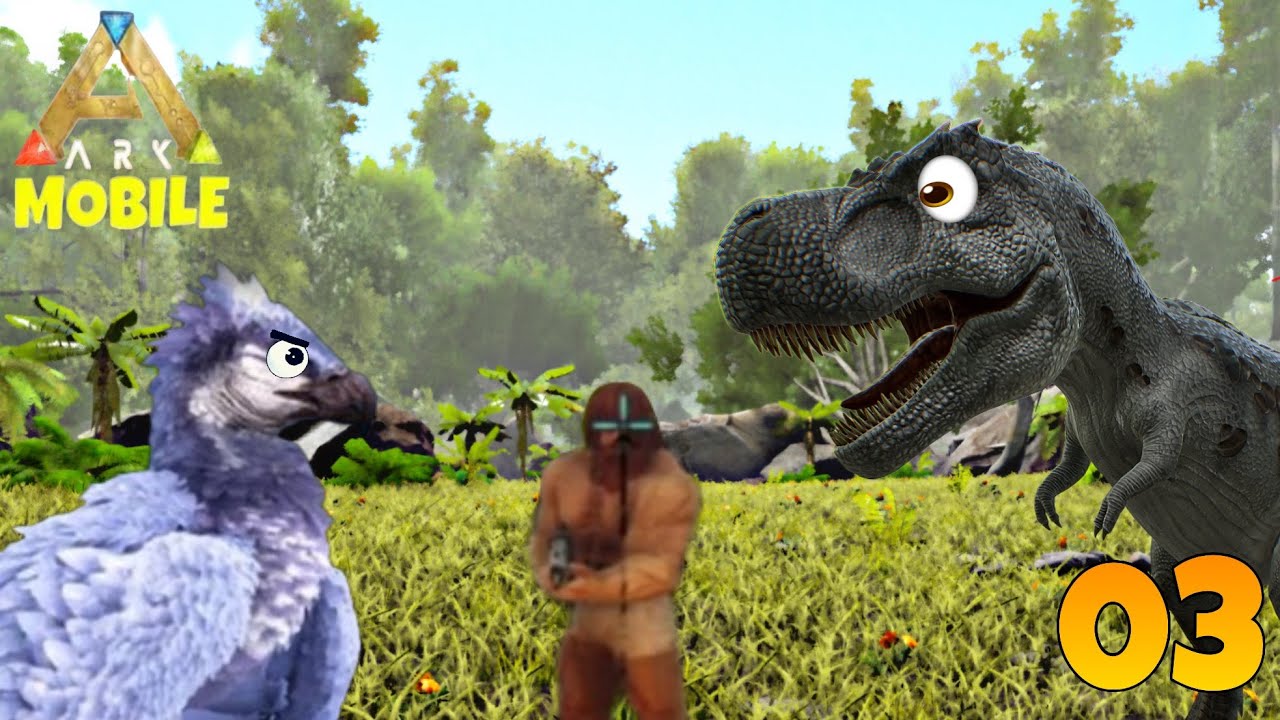 Taming Rex and Argentavis | Ark ultimate mobile | ep 03