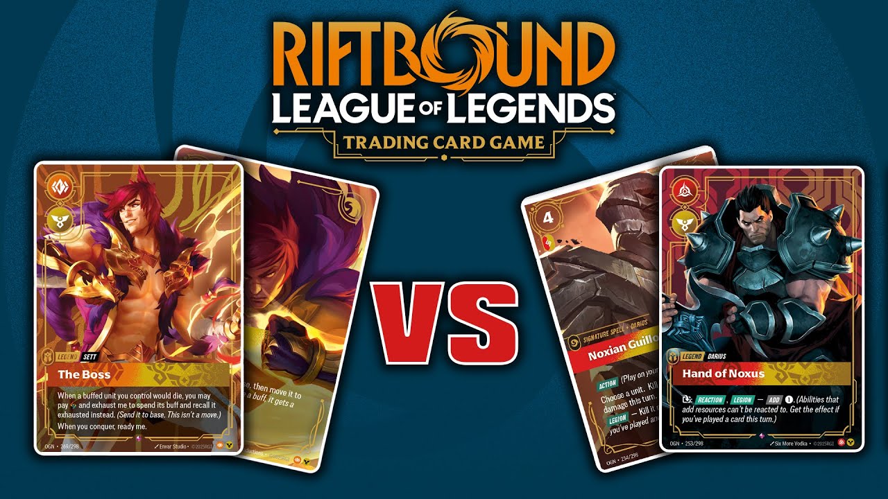 Sett vs Darius – The Most Aggressive Match Yet! | Riftbound TCG Gameplay