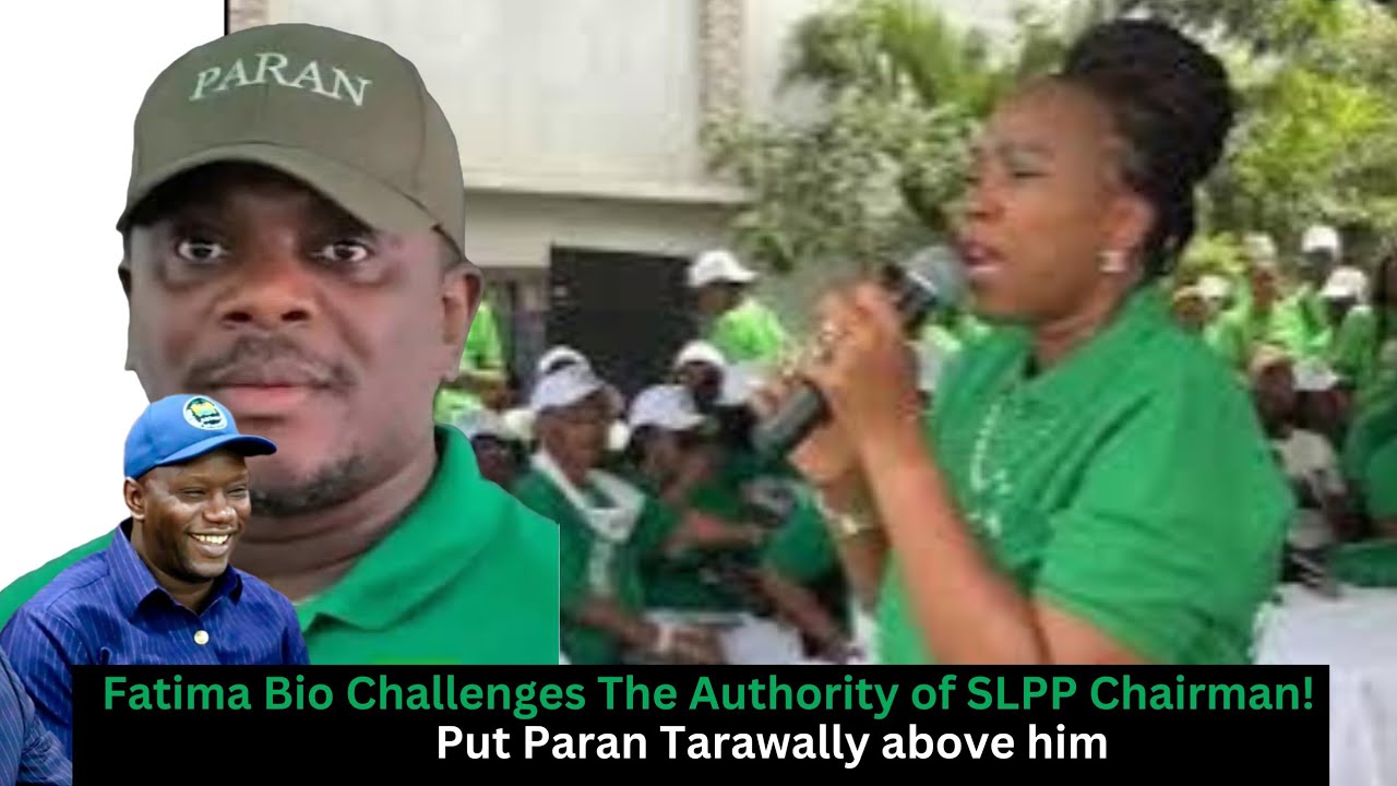 Fatima Bio Called the SLPP Executives Thieves &mdash; 1 Billion Leones Allegedly Missing!
