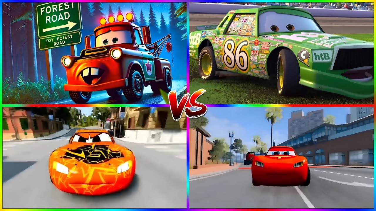 Lightning McQueen VS Tow Truck | Epic Cars Battle✨🎵 CoffinDance Song 