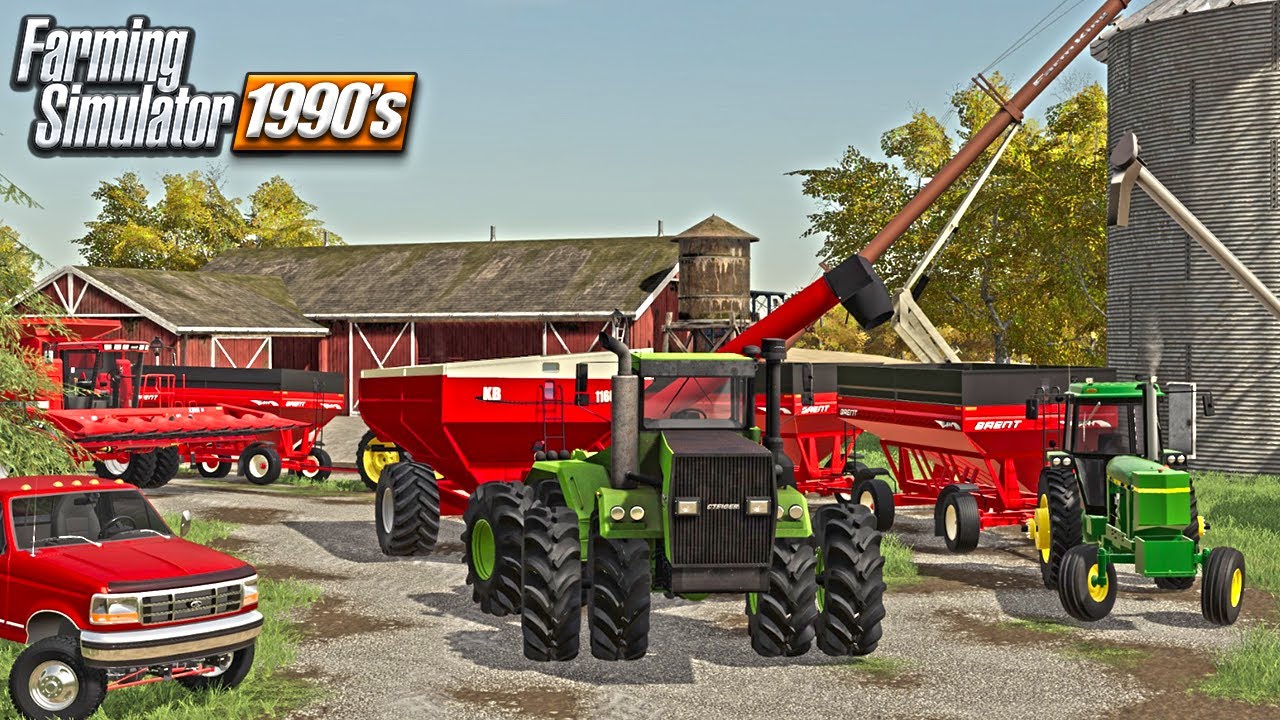 500 HP STEIGER TIGER READY FOR CORN HARVEST | RICE TIRES (1990s ERA) FARMING SIMULATOR 19