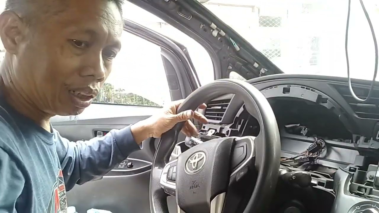 paano tanggalin ang evaporator ng Toyota  Innova 2017 para sa aircon cleaning