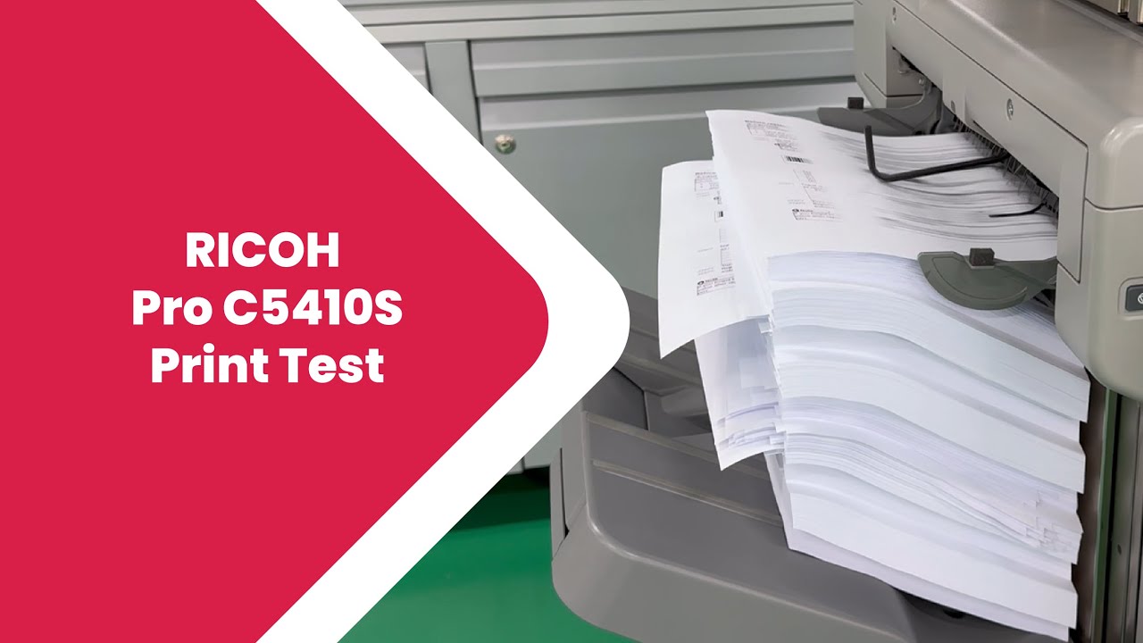 RICOH Pro C5410S Print Test