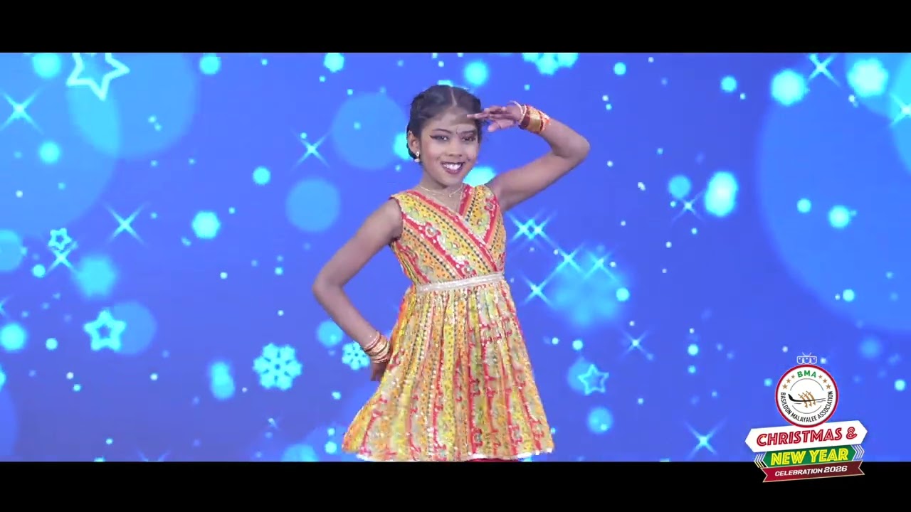 Basildon Malayalee Association [BMA] Christmas 2025 & New year 2026 celebration.Dance by Alona Shinu