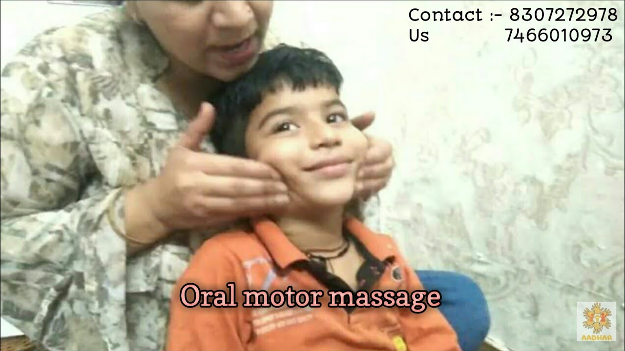 Oral Motor Massage Therapy for special child | Speech Delayed in child #childdevelopment #autism