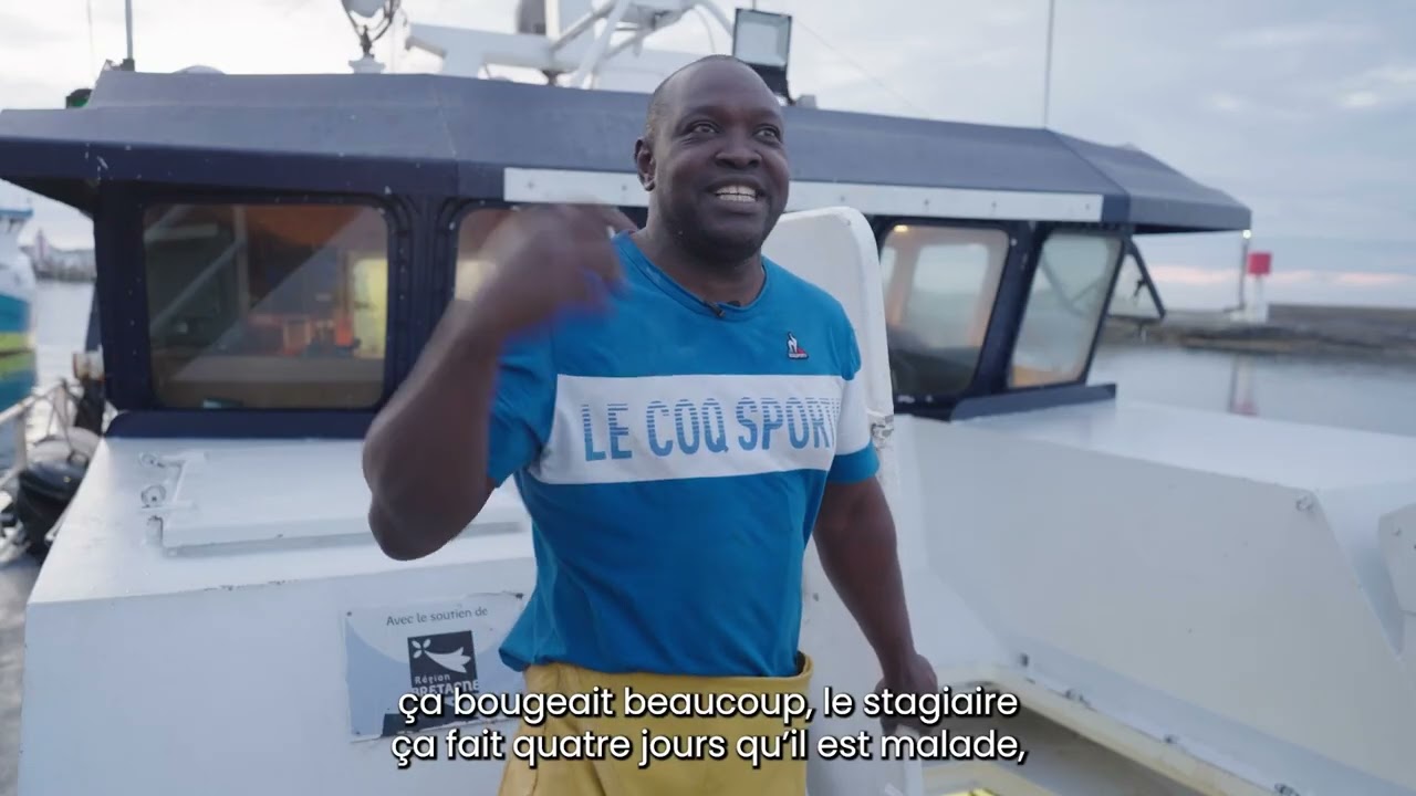 A bord du Magellan, Christophe et Maurice, marins-pêcheurs à bord du Magellan 2 au Guilvinec