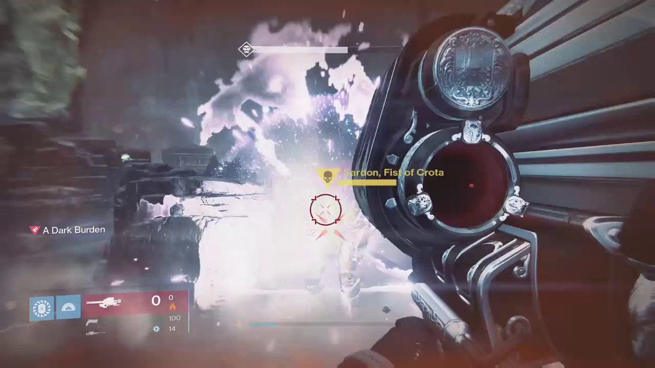 Destiny 1 - Destroying Sardon, Fist of Crota - Hard Difficulty