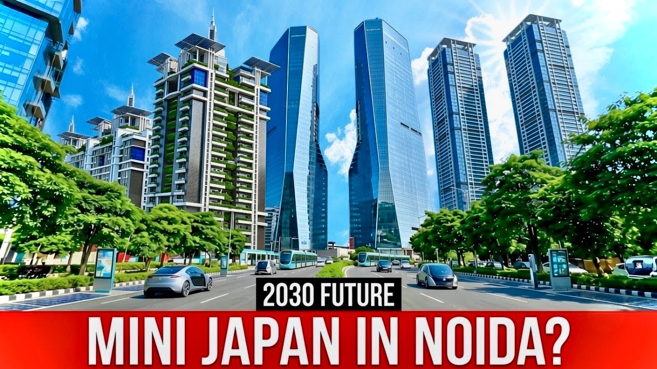 🌆 NOIDA 2030 IS UNBELIEVABLE! 😱 | MINI JAPAN 🇯🇵, Mega Roads, Metro, Airport & New Skyline