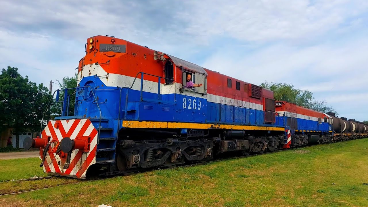 [4K] Tren vacio de NCA con destino a General Deheza pasando A LAS CHAPAS por Marcos Juárez!!!!!!