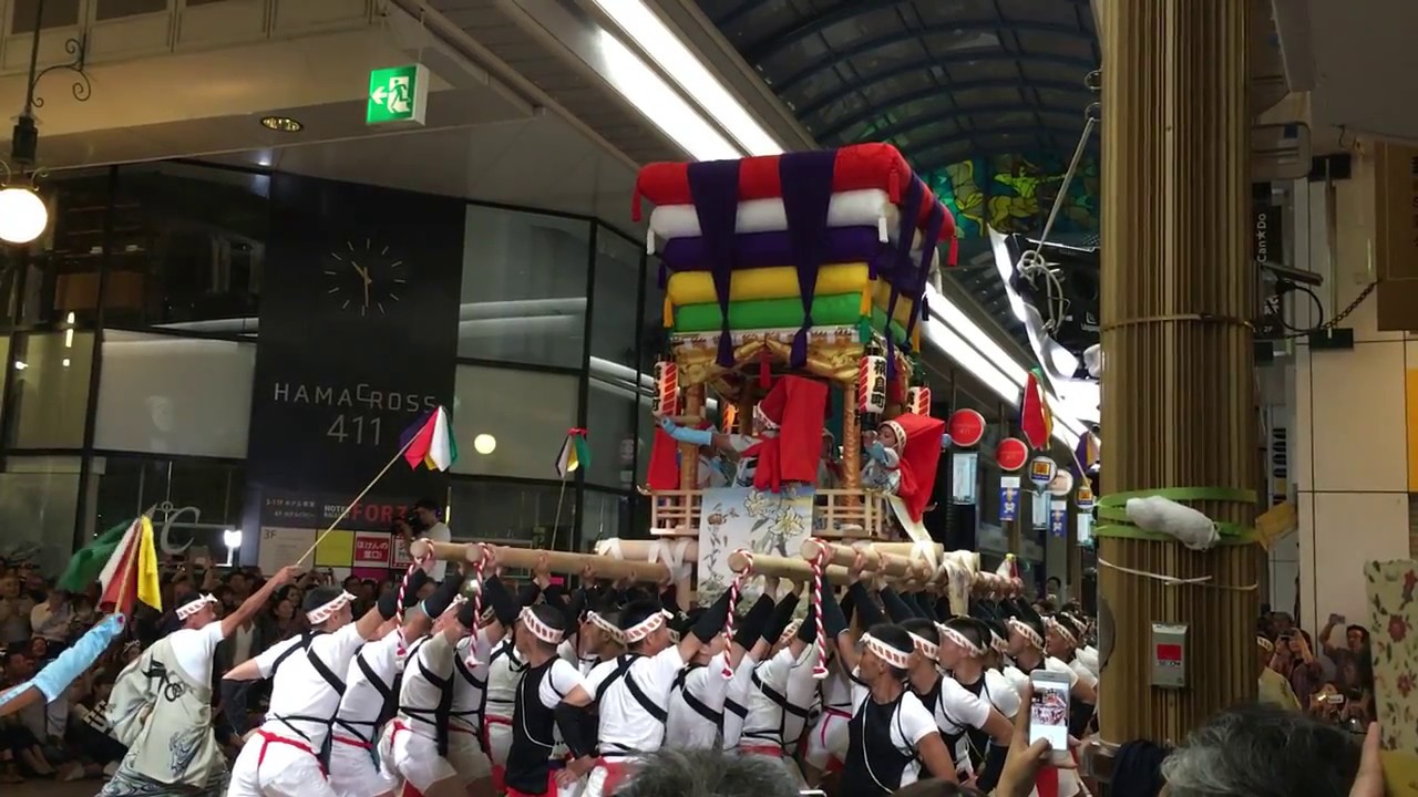 【太鼓山-樺島町】『報道ステーション』中継と別角度のコッコデショ【長崎くんち2018-10/8中日】Japanese festival(Nagasaki-Kunchi2018 in Nagasaki)