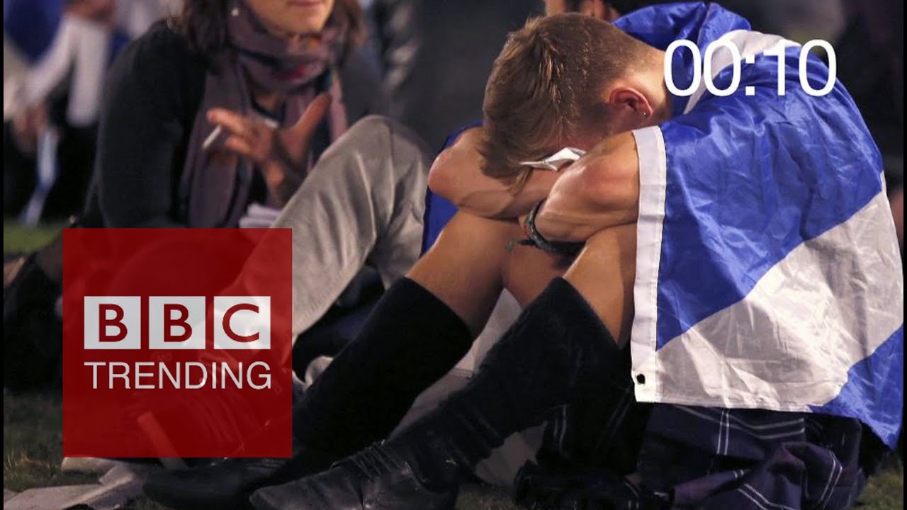 Scottish referendum: 60 sec after result was announced