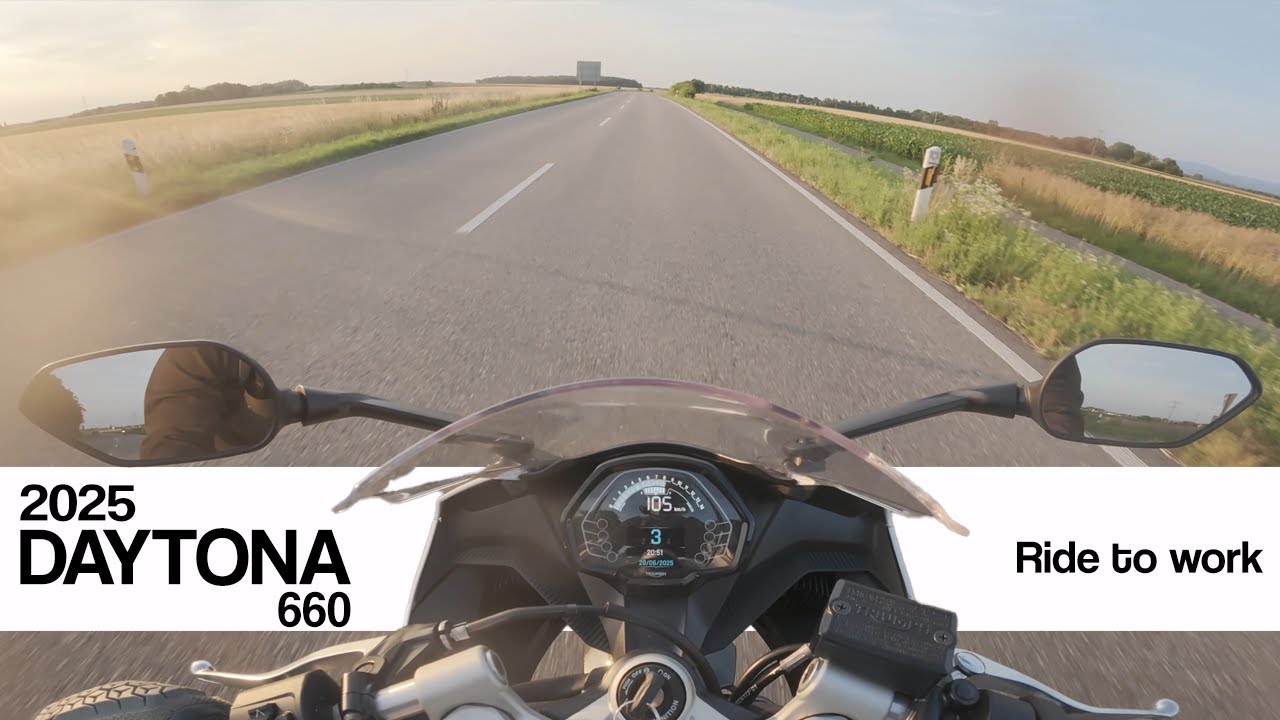 2025 Triumph Daytona 660 // Way to Work // Backcountry Ride