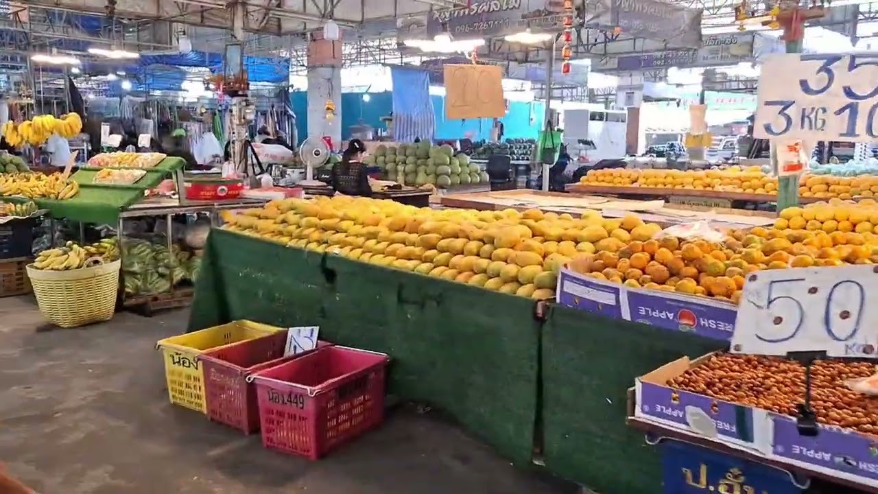 Ratanakorn Market in Pattaya, Thailand  March 2025 | #thaitraditionalmarket #travel